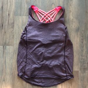Lulu Lemon Tank + Built in Bra Size 6